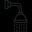 Salle de bain avec douche